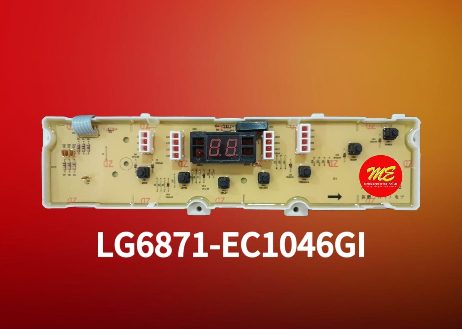 LG 6871 Washing Machine PCB